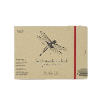  Fine art shop - Sketch Block Cream rubber, 36 sheets, 80 gr., 245x176 mm, SM.LT | totenart.com
