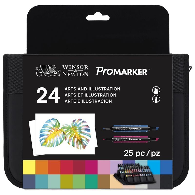 \nFine art shop - Marker Promarker Winsor & Newton, set 24 units Arts and Illustration | totenart.com