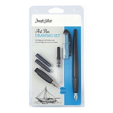 Material Bellas Artes - Dibujo - William Mitchell Art Pen Drawing Set (2 nibs with cartridges) | totenart.com