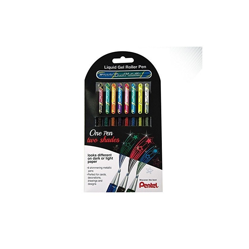 Fine art shop - Set 8 Liquid Gel Roller Pen Hybrid Pentel | totenart.com\n