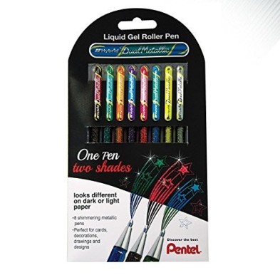 Fine art shop - Set 8 Liquid Gel Roller Pen Hybrid Pentel | totenart.com\n