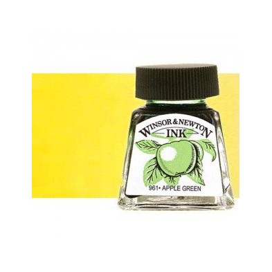 Drawing Ink Bright Yellow, Winsor & Newton, 14 ml.