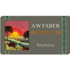  Fine art shop - Colour Pencils metal box POLYCHROMO, Faber Castell (12 colours) LIMITED EDITION ANNIVERSAY | totenart.com
