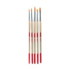 Fine art shop - Set 5 Brushes Filament, Round and Flat, Art Creation | totenart.com