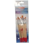Fine art shop - Set 10 Brushes Filament, Round and Flat, Art Creation | totenart.com