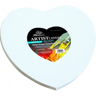 Fine art shop - Heart shape canvas, 30x30 cm. | totenart.com