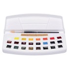 Fine art shop -Box Van Gogh Watercolour 24 1/2 godets & brush | totenart.com