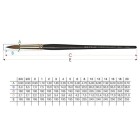 Synthetic Round Brush, Da Vinci, N. 4