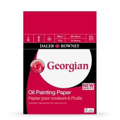  Fine art shop - Daler-Rowney Oil 250 gr, 40,6x30,5 cm, block 12 s. | totenart.com