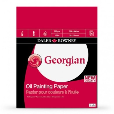  Fine art shop - Daler-Rowney Oil 250 gr, 50,8x40,6 cm, block 12 s. | totenart.com