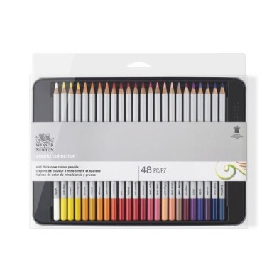  Fine art shop - Colour pencils box Studio Collection Winsor&Newton 48 uds.  | totenart.com