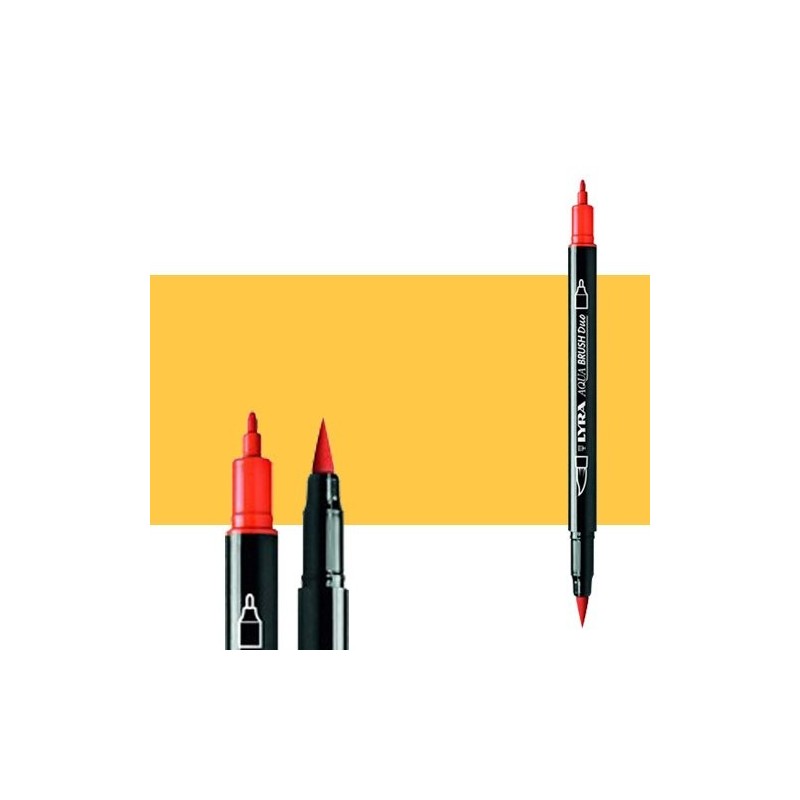 Fine art shop - Marker double tip brush Dark Chrome. Aqua Brush Duo, Lyra | totenart.com 