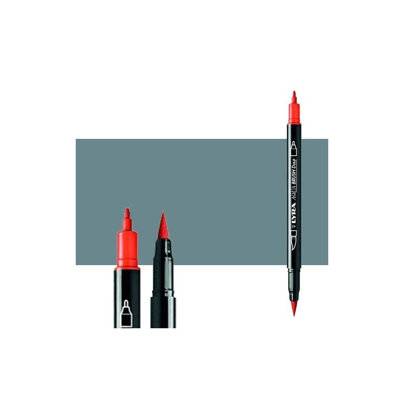 Fine art shop - Marker double tip brush Medium Gray. Aqua Brush Duo, Lyra | totenart.com 