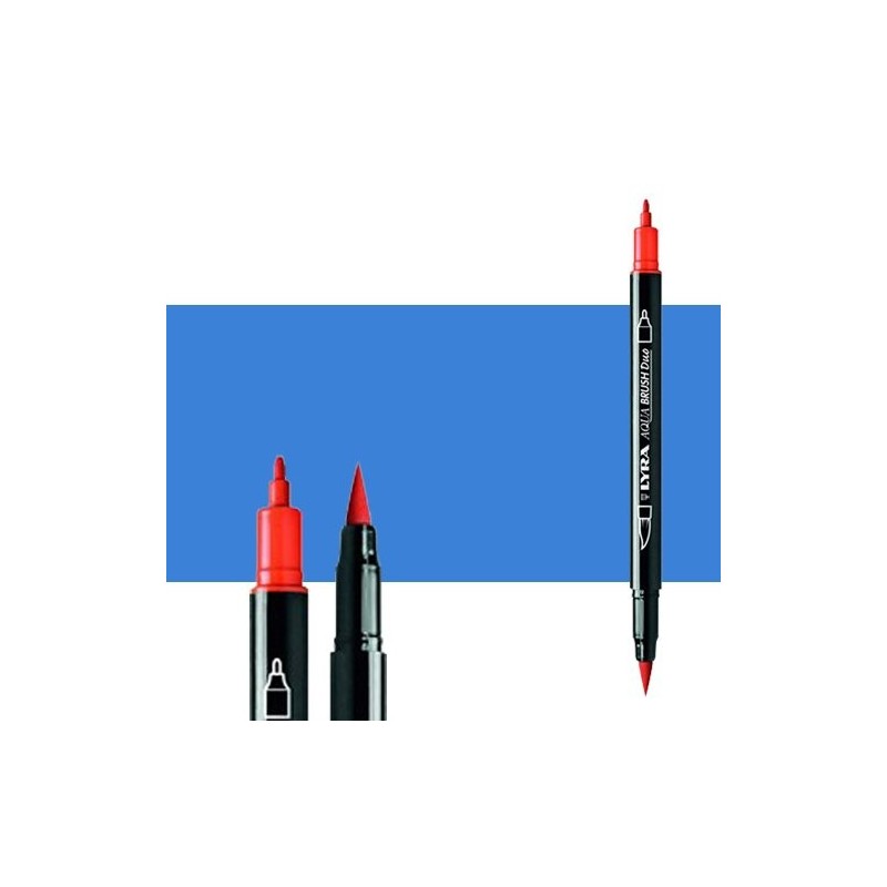 Fine art shop - Marker double tip brush Natural Blue. Aqua Brush Duo, Lyra | totenart.com 