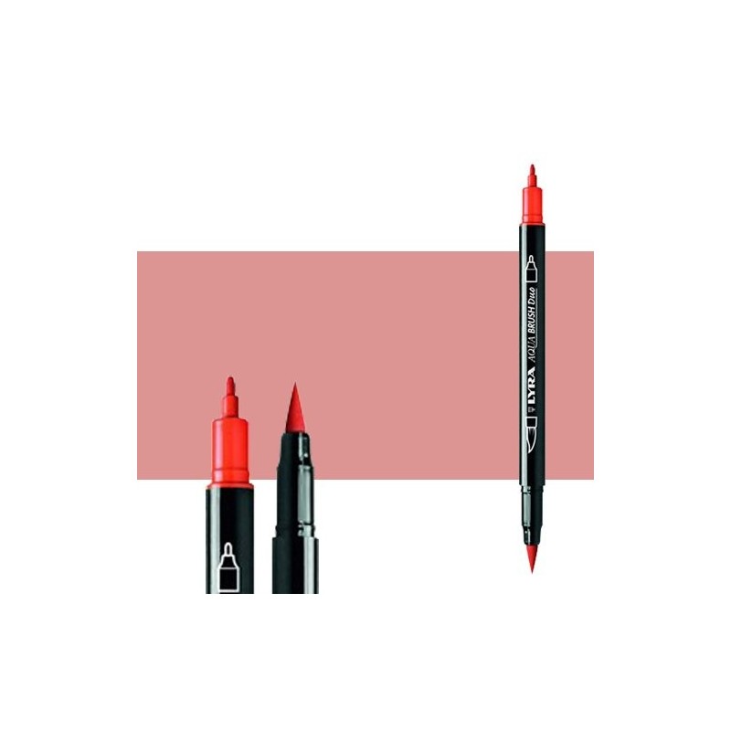 Fine art shop - Marker double tip brush Carmine Pink. Aqua Brush Duo, Lyra | totenart.com 
