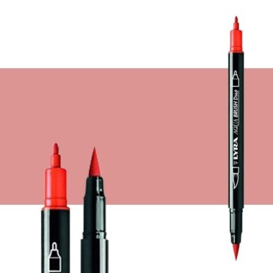 Fine art shop - Marker double tip brush Carmine Pink. Aqua Brush Duo, Lyra | totenart.com 