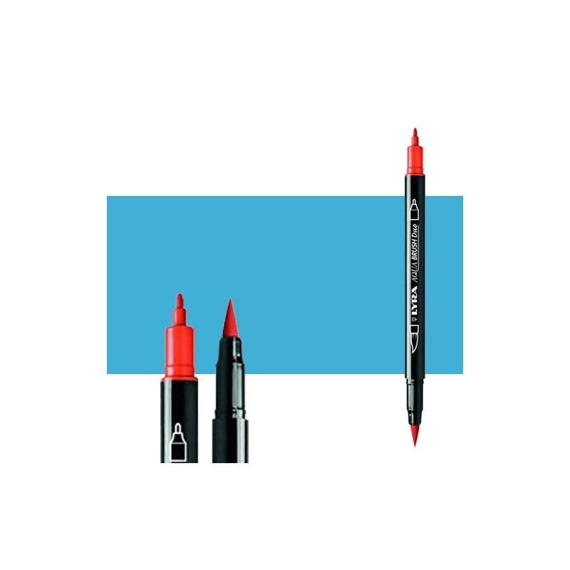 Fine art shop - Marker double tip brush Light Blue. Aqua Brush Duo, Lyra | totenart.com 