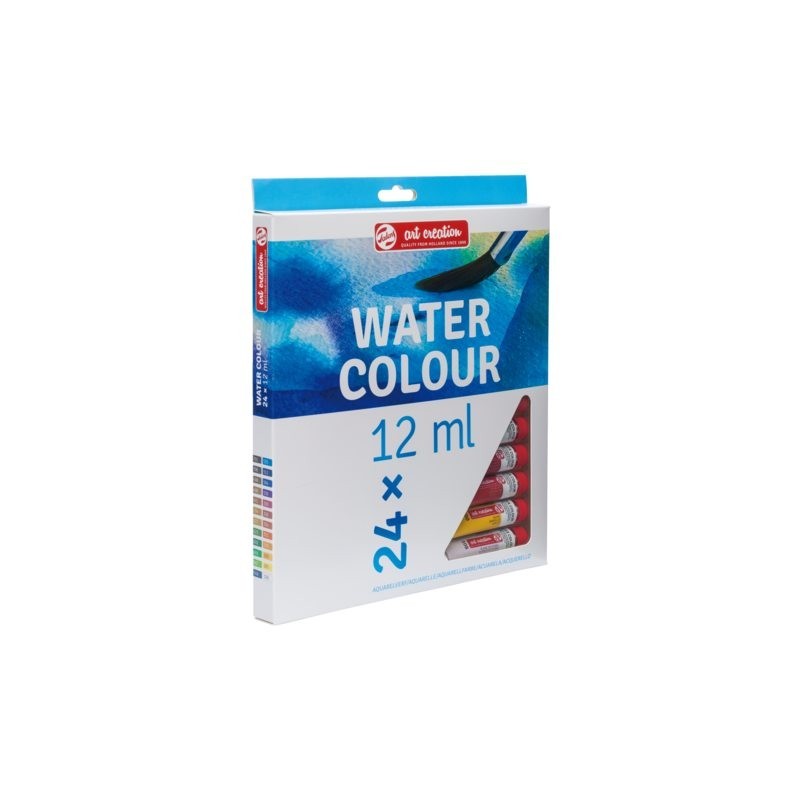 Fine art shop - Estuche Acuarela 24 colores, 12 ml. Art Creation | totenart.com