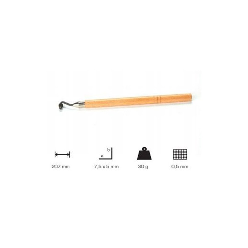 Roulette Artools, Long Handle 7.5x5 p:0.5