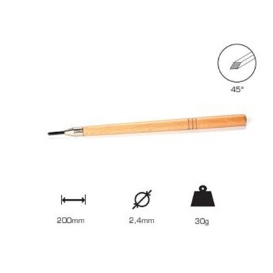 Square Graver 2.4 mm, long handle