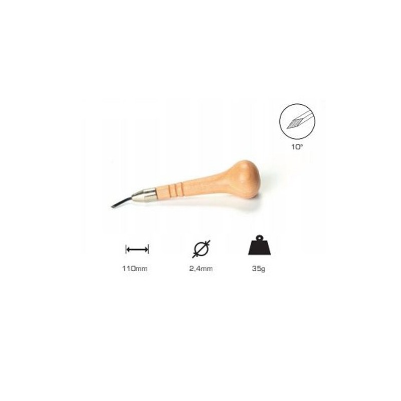 Losango graver 2.4 mm, 10, Mushroom handle