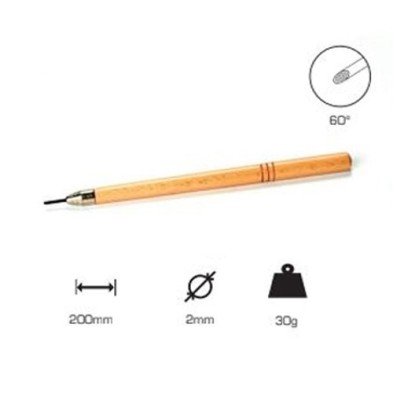 Round Graver 2 mm, 60, Large handle