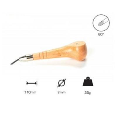 Round Graver 2 mm, Mushroom handle