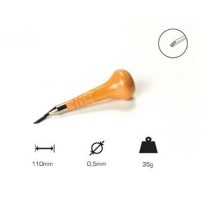 Semi-rounded Echoppe Artools, mushroom handle