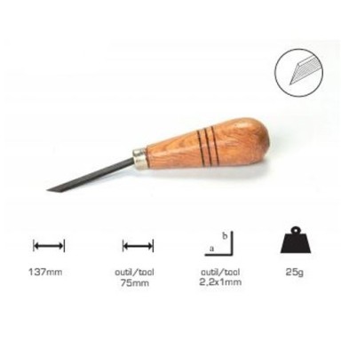 Onglette Artools with mushroom handle