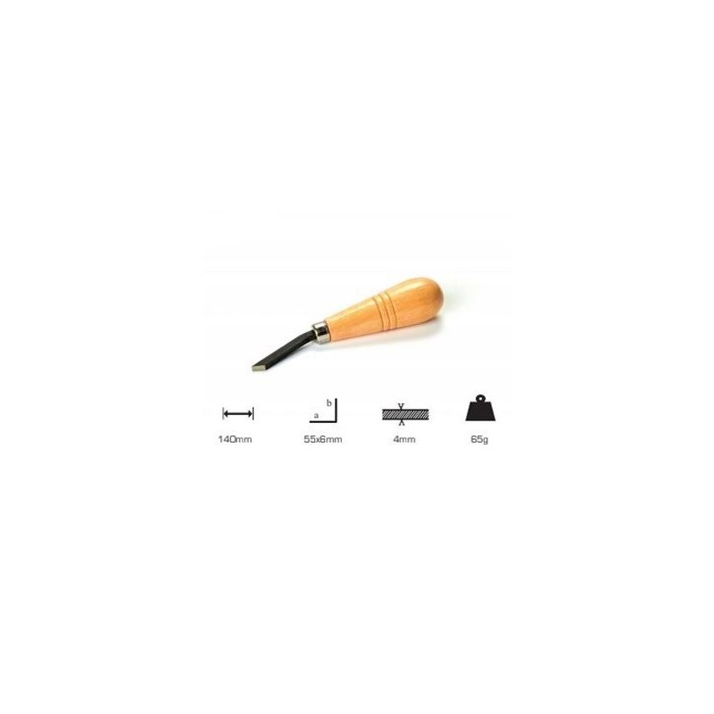 Giant graver for bottom, 4 mm wide