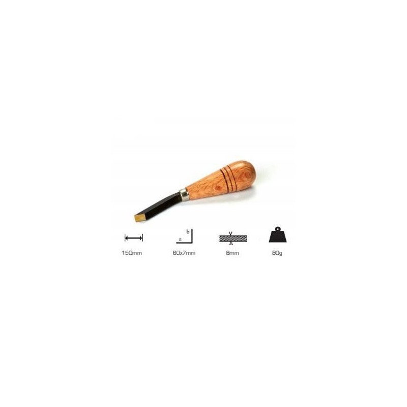 Giant graver for bottom, 4 mm wide