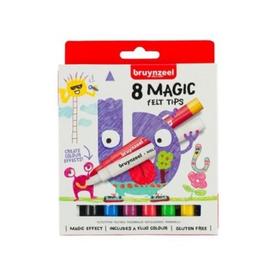 Fine art shop - Marker Case Bruynzeel, 8 magic felt tips | totenart.com