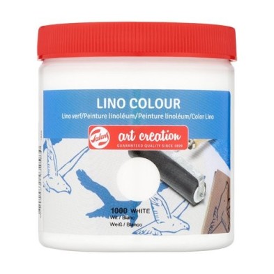 Fine art shop - Lino Ink White Colour 1000, 250 ml. Artcreation | totenart.com 
