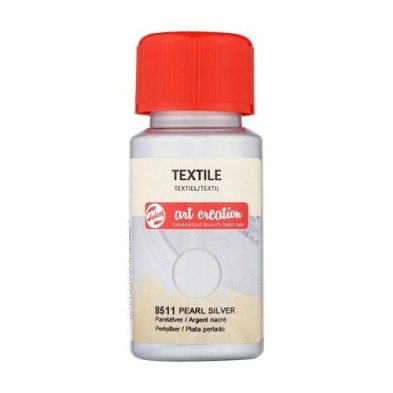 Fine art shop - Pearl Silver Textile Ink 8511, 50 ml. Artcreation | totenart.com 