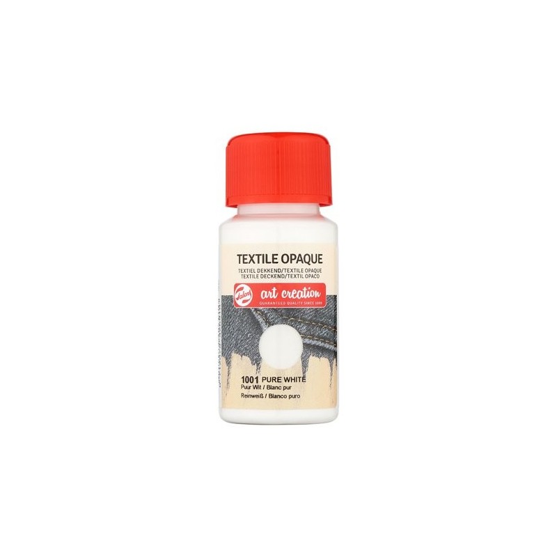 Fine art shop - Pure White Textile Opaque Ink 1001, 50 ml. Artcreation | totenart.com 