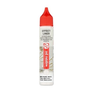 Fine art shop - Pearl White Effect Liner 8501, 28 ml. Artcreation | totenart.com