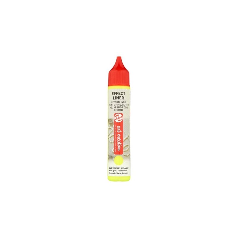 Fine art shop - Neon Yellow Effect Liner 8701, 28 ml. Artcreation | totenart.com