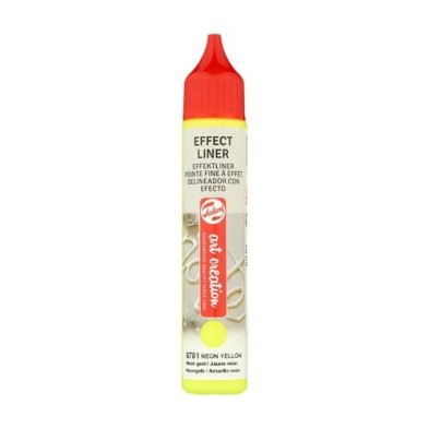 Fine art shop - Neon Yellow Effect Liner 8701, 28 ml. Artcreation | totenart.com