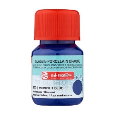 Fine art shop - Midnight Blue Glass & Porcelain Opaque Ink 5031, 30 ml. Artcreation | totenart.com 