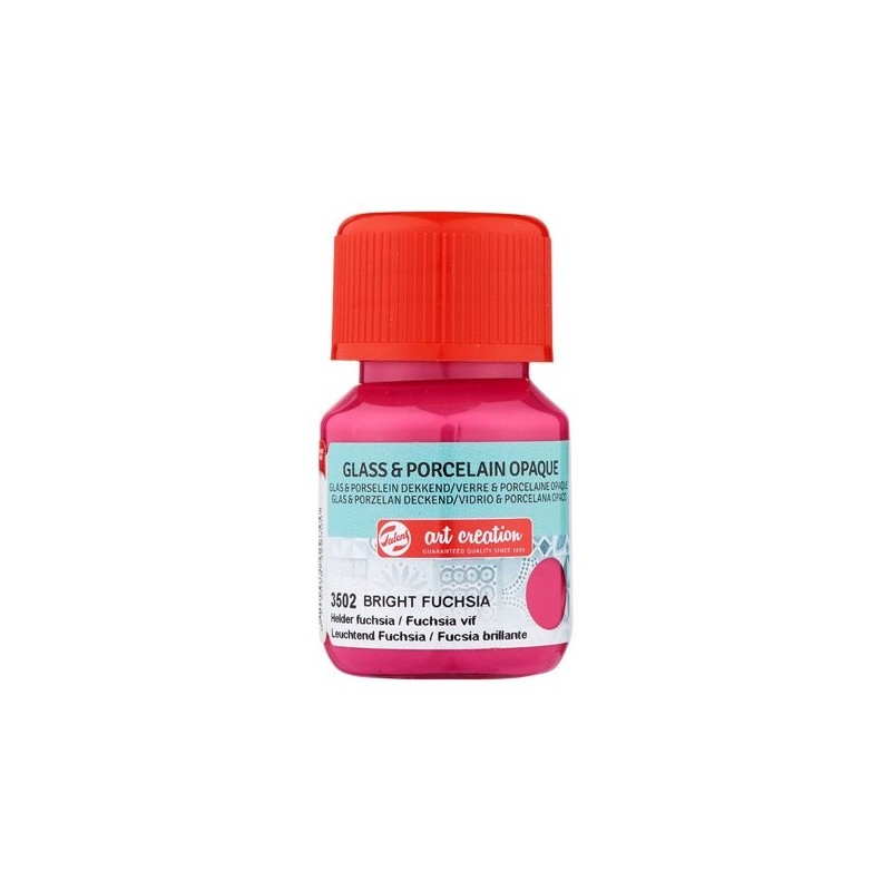 Fine art shop - Bright Fuchsia Glass & Porcelain Opaque Ink 3502, 30 ml. Artcreation | totenart.com 