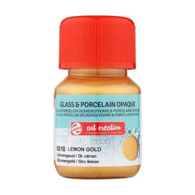 Fine art shop - Lemon Gold Glass & Porcelain Opaque Ink 8010, 30 ml. Artcreation | totenart.com 
