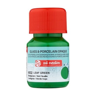 Fine art shop - Leaf Green Glass & Porcelain Opaque Ink 6032, 30 ml. Artcreation | totenart.com 