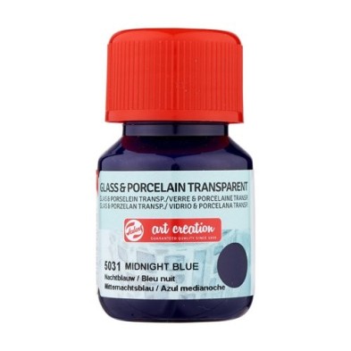 Fine art shop - Midnight Blue Glass & Porcelain Transparent Ink 5031, 30 ml. Artcreation | totenart.com