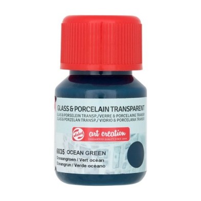 Fine art shop - Ocean Green Glass & Porcelain Transparent Ink 6035, 30 ml. Artcreation | totenart.com