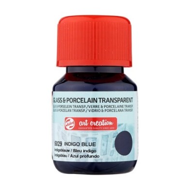 Fine art shop - Indigo Blue Glass & Porcelain Transparent Ink 5029, 30 ml. Artcreation | totenart.com