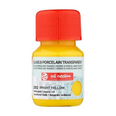 Fine art shop - Bright Yellow Glass & Porcelain Transparent Ink 2002, 30 ml. Artcreation | totenart.com
