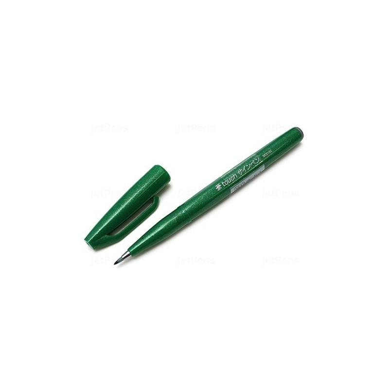 Fine art shop - Sign Pen Brush Pentel Touch, Green | totenart.com\n