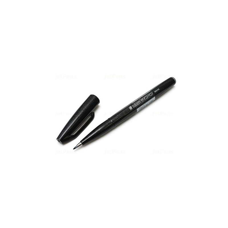 Fine art shop - Sign Pen Brush Pentel Touch, Black | totenart.com\n