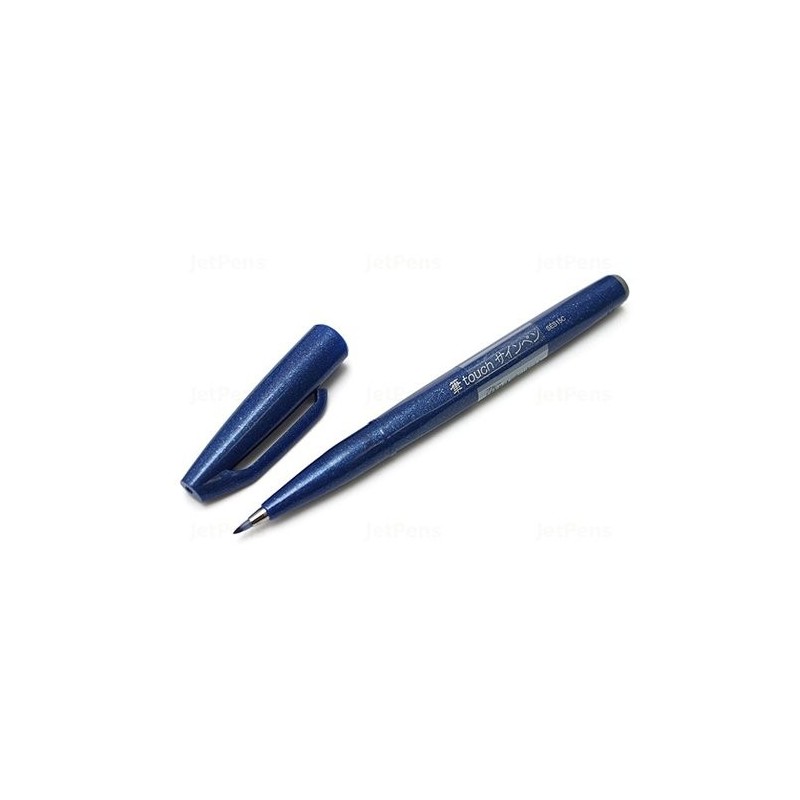 Fine art shop - Sign Pen Brush Pentel Touch, Blue | totenart.com\n