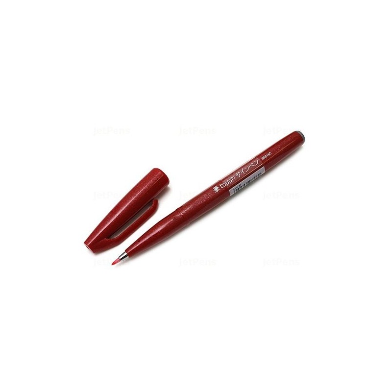 Fine art shop - Sign Pen Brush Pentel Touch, Red | totenart.com\n